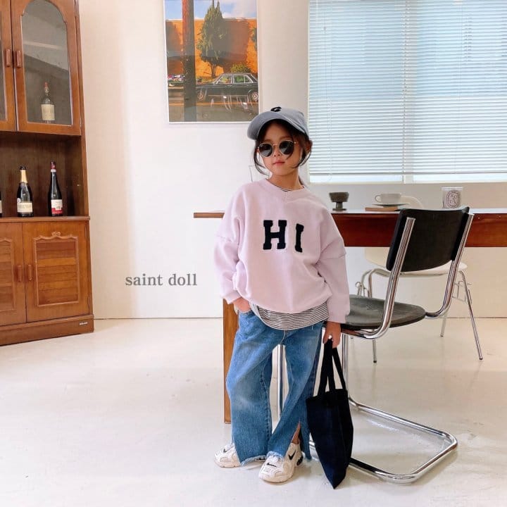 SAINT DOLL - Korean Children Fashion - #Kfashion4kids - Hi Patch Sweatshirt with Mom - 12