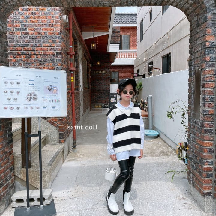 SAINT DOLL - Korean Children Fashion - #Kfashion4kids - Shiny Polyester Leggings - 12