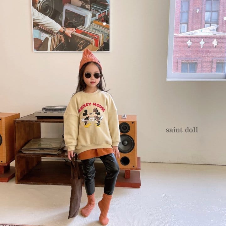 SAINT DOLL - Korean Children Fashion - #Kfashion4kids - Shiny Polyester Leggings - 6