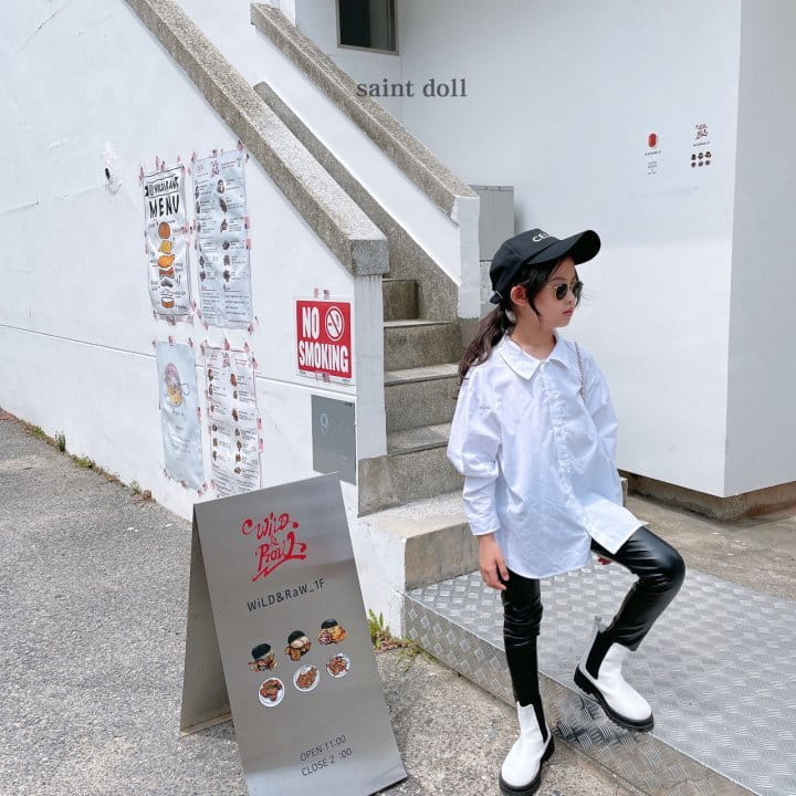SAINT DOLL - Korean Children Fashion - #Kfashion4kids - Shiny Polyester Leggings - 9