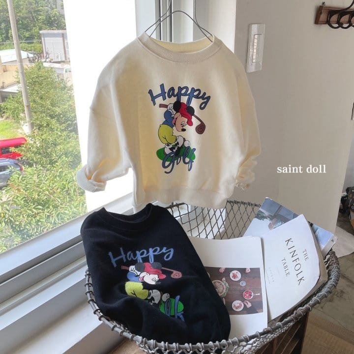 SAINT DOLL - Korean Children Fashion - #Kfashion4kids - Golf Mickey Sweatshirt with Mom
