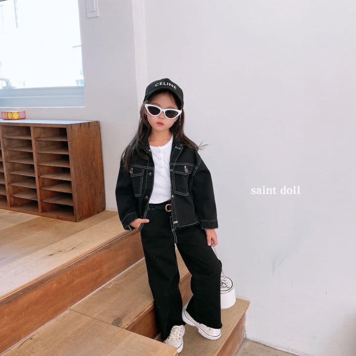 SAINT DOLL - Korean Children Fashion - #Kfashion4kids - Button Tee - 11