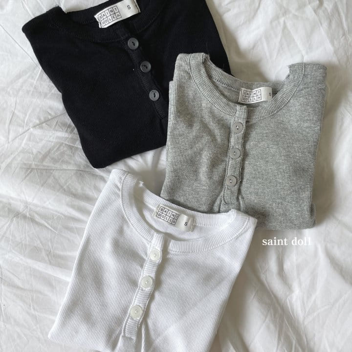 SAINT DOLL - Korean Children Fashion - #Kfashion4kids - Button Tee - 3