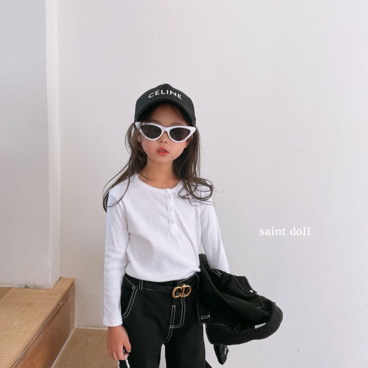 SAINT DOLL - Korean Children Fashion - #Kfashion4kids - Button Tee - 7
