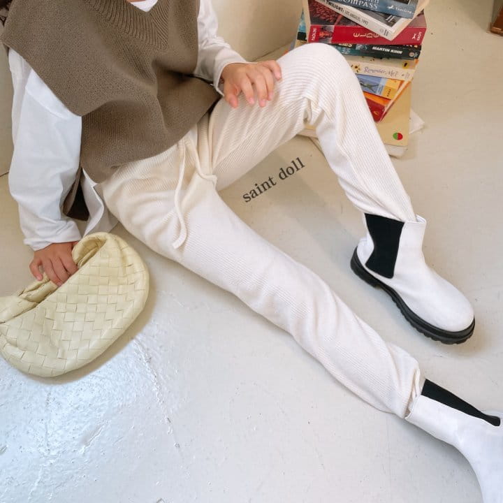 SAINT DOLL - Korean Children Fashion - #Kfashion4kids - Daily Rib Pants - 2