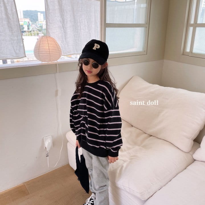 SAINT DOLL - Korean Children Fashion - #Kfashion4kids - Two Stripes Pullover - 10