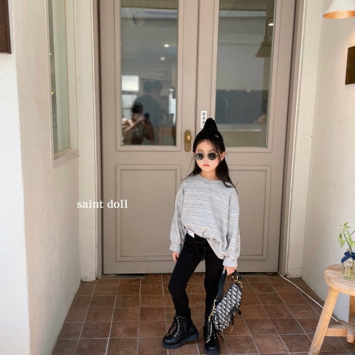 SAINT DOLL - Korean Children Fashion - #Kfashion4kids - Two Stripes Pullover - 12