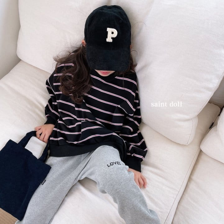 SAINT DOLL - Korean Children Fashion - #Kfashion4kids - Two Stripes Pullover - 9