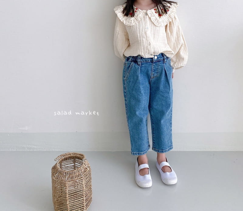 SALAD MARKET - Korean Children Fashion - #Kfashion4kids - Basil Jeans