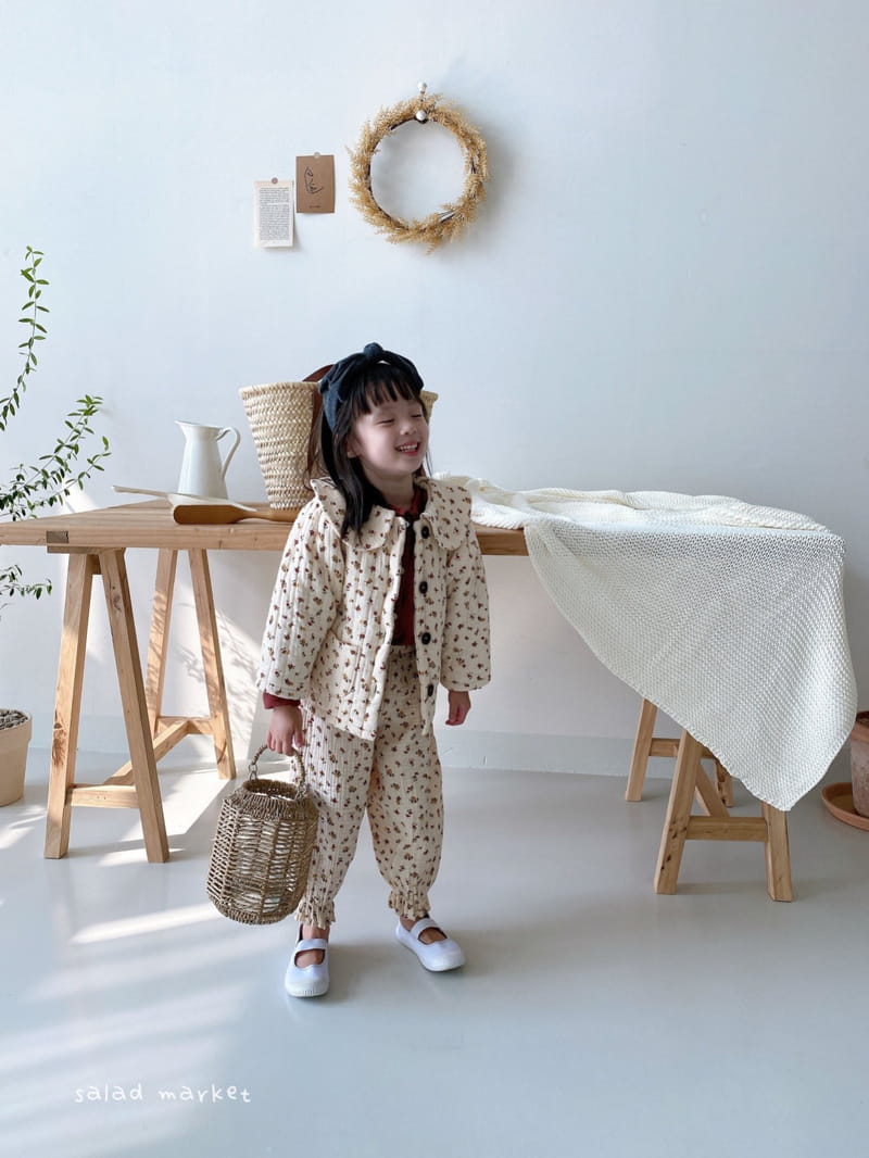 SALAD MARKET - Korean Children Fashion - #Kfashion4kids - Merry Quilted Jacket - 3