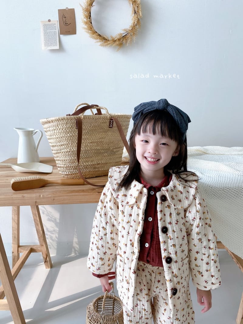 SALAD MARKET - Korean Children Fashion - #Kfashion4kids - Merry Quilted Jacket - 4
