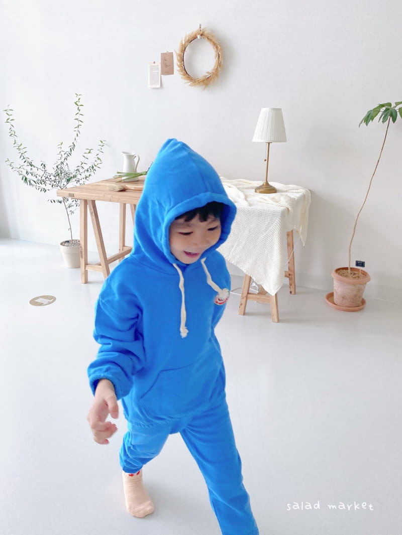 SALAD MARKET - Korean Children Fashion - #Kfashion4kids - Thank You Hoody Bottom Set - 7