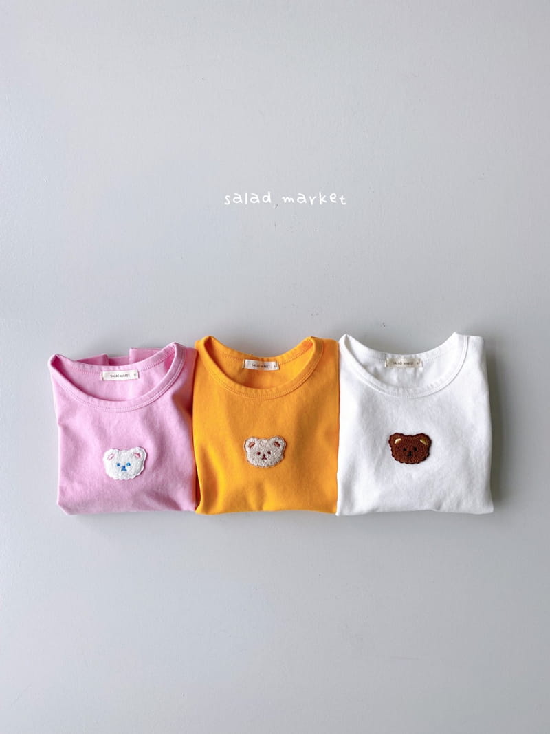 SALAD MARKET - Korean Children Fashion - #Kfashion4kids - Bear Tee - 10