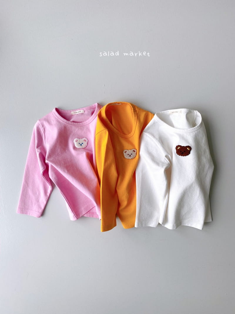 SALAD MARKET - Korean Children Fashion - #Kfashion4kids - Bear Tee - 12
