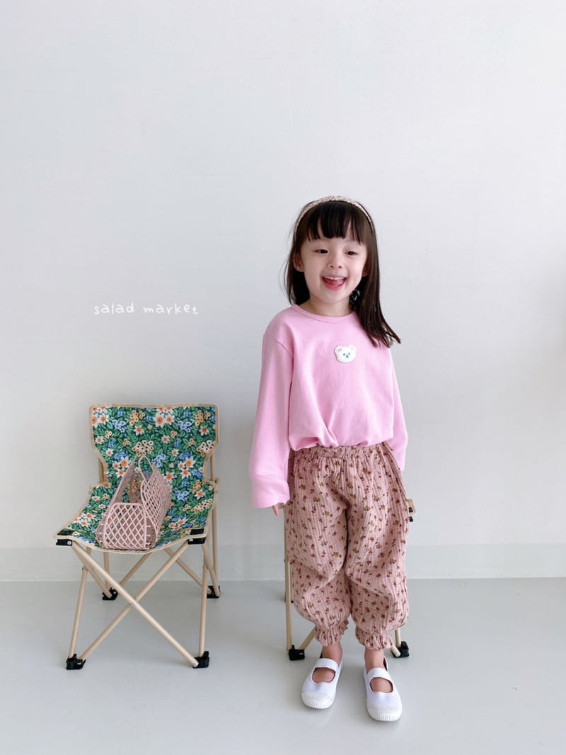 SALAD MARKET - Korean Children Fashion - #Kfashion4kids - Bear Tee - 3
