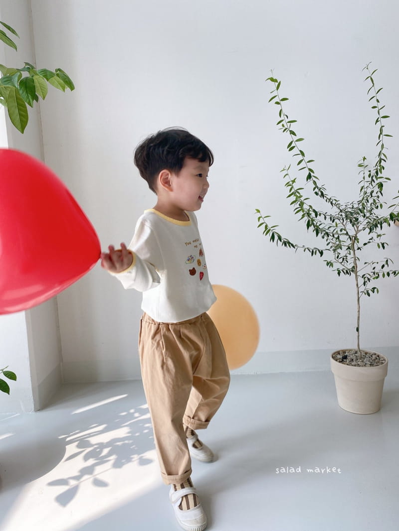 SALAD MARKET - Korean Children Fashion - #Kfashion4kids - Full Cotton Pants - 7