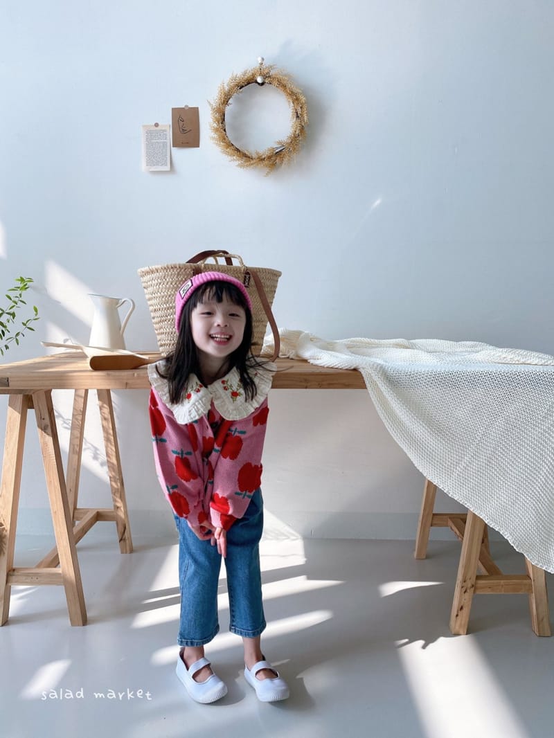 SALAD MARKET - Korean Children Fashion - #Kfashion4kids - Apple Cardigan - 2