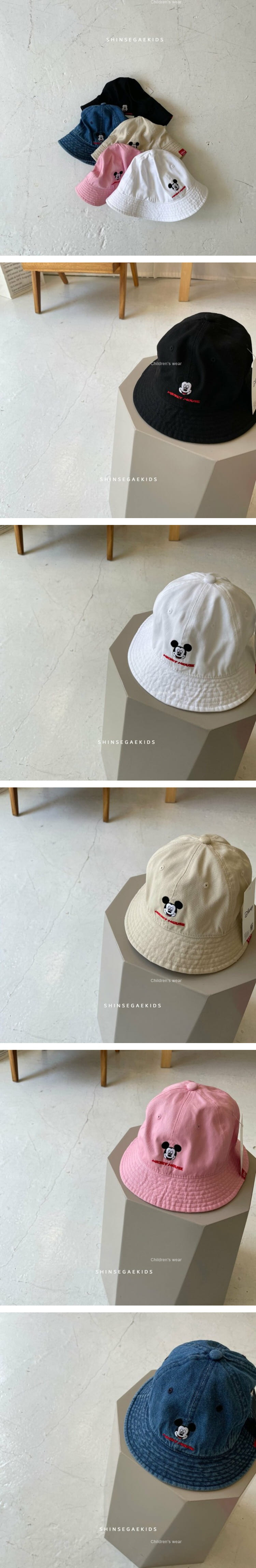 SHINSEAGE KIDS - Korean Children Fashion - #Kfashion4kids - Mickey Bucket Hat