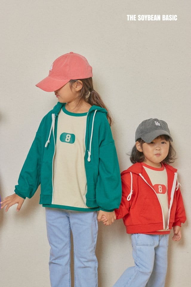 SOYBEAN - Korean Children Fashion - #Kfashion4kids - AA Hood Zip-up Jacket - 9