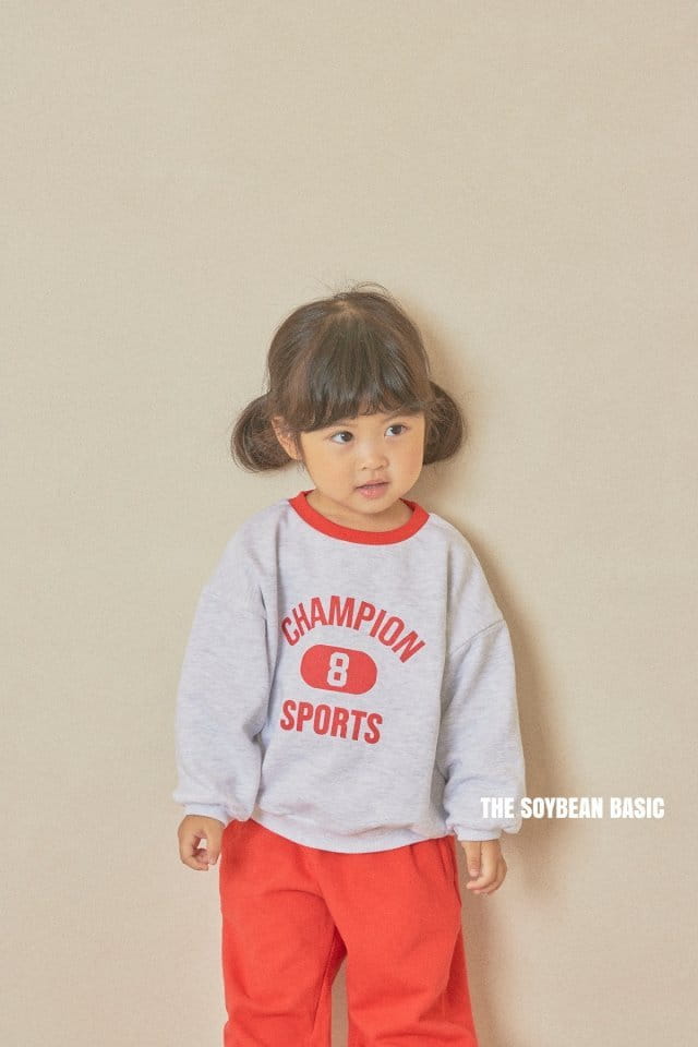 SOYBEAN - Korean Children Fashion - #Kfashion4kids - Champion Top Bottom Set