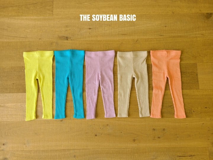 SOYBEAN - Korean Children Fashion - #Kfashion4kids - Stretchy Rib Leggings