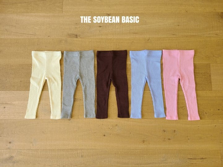SOYBEAN - Korean Children Fashion - #Kfashion4kids - Stretchy Rib Leggings - 2