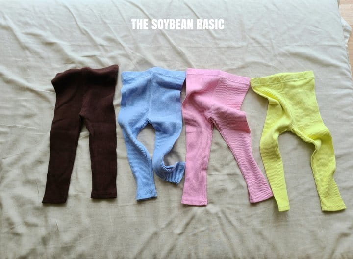 SOYBEAN - Korean Children Fashion - #Kfashion4kids - Stretchy Rib Leggings - 4