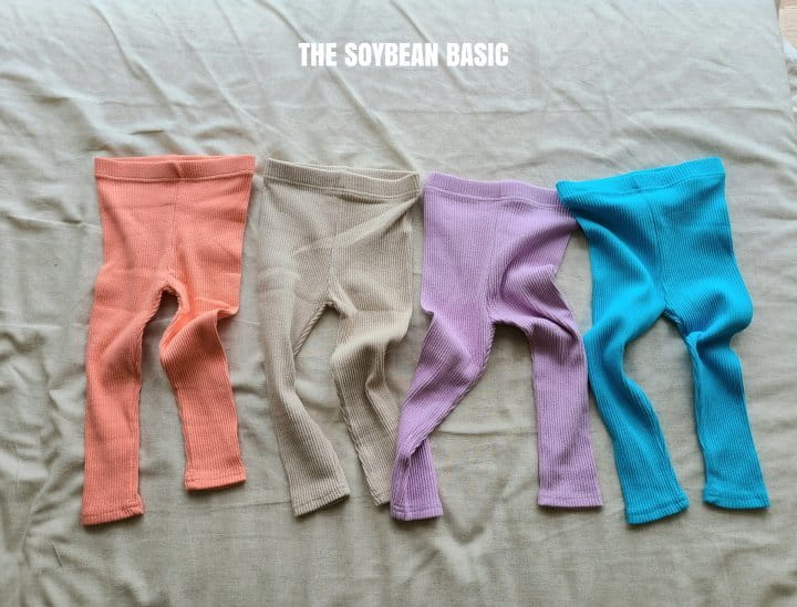 SOYBEAN - Korean Children Fashion - #Kfashion4kids - Stretchy Rib Leggings - 5