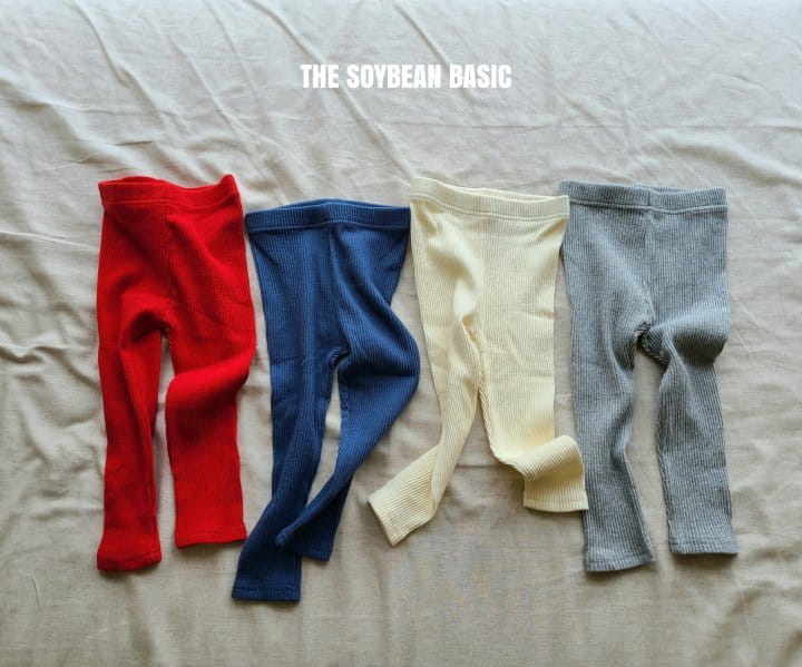 SOYBEAN - Korean Children Fashion - #Kfashion4kids - Stretchy Rib Leggings - 7