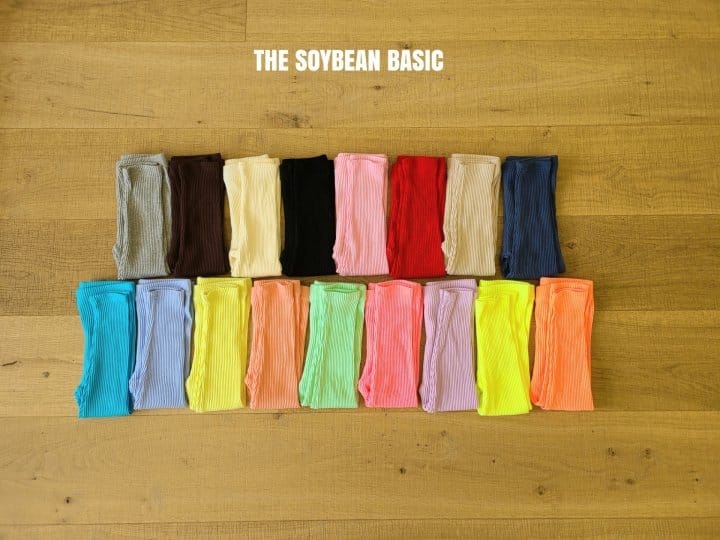 SOYBEAN - Korean Children Fashion - #Kfashion4kids - Stretchy Rib Leggings - 8