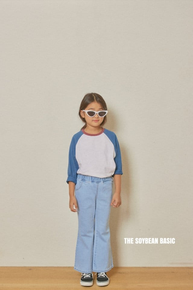 SOYBEAN - Korean Children Fashion - #Kfashion4kids - Span Bootscut Denim Pants - 12