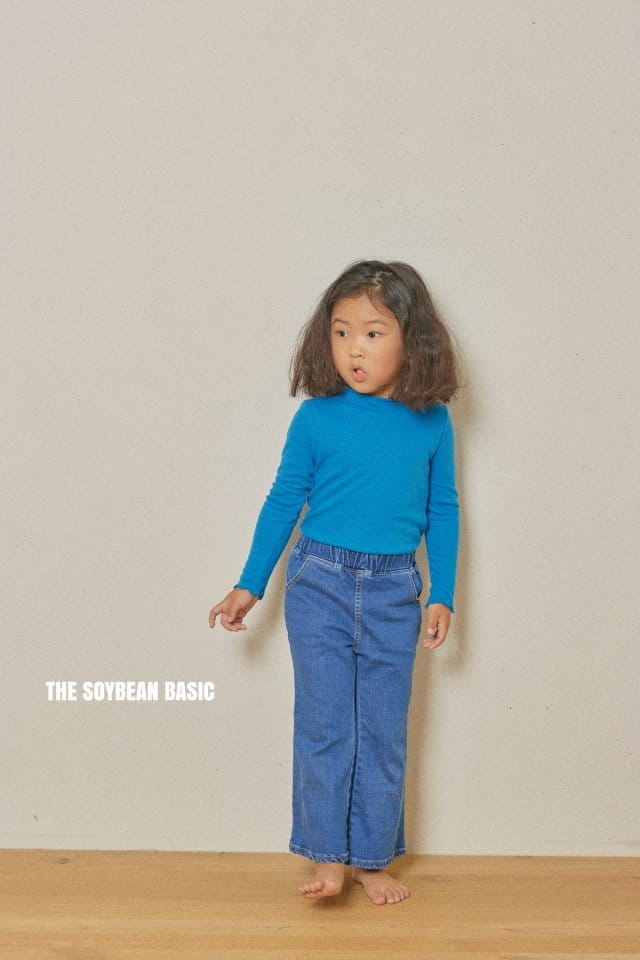 SOYBEAN - Korean Children Fashion - #Kfashion4kids - Span Bootscut Denim Pants - 2