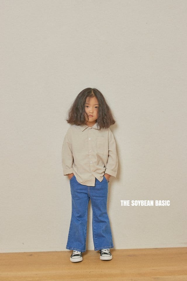 SOYBEAN - Korean Children Fashion - #Kfashion4kids - Span Bootscut Denim Pants - 8