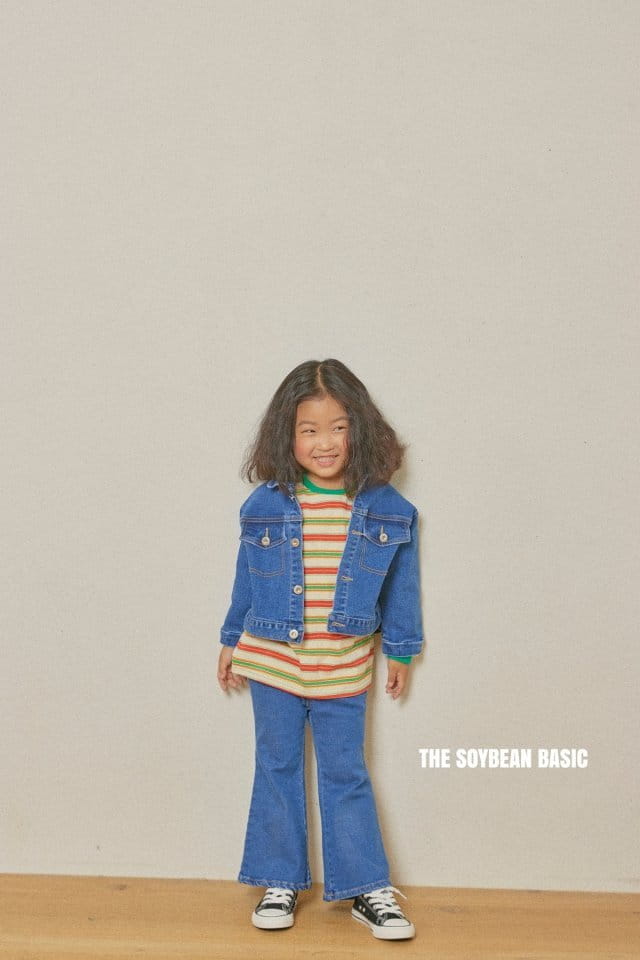 SOYBEAN - Korean Children Fashion - #Kfashion4kids - Span Bootscut Denim Pants - 9