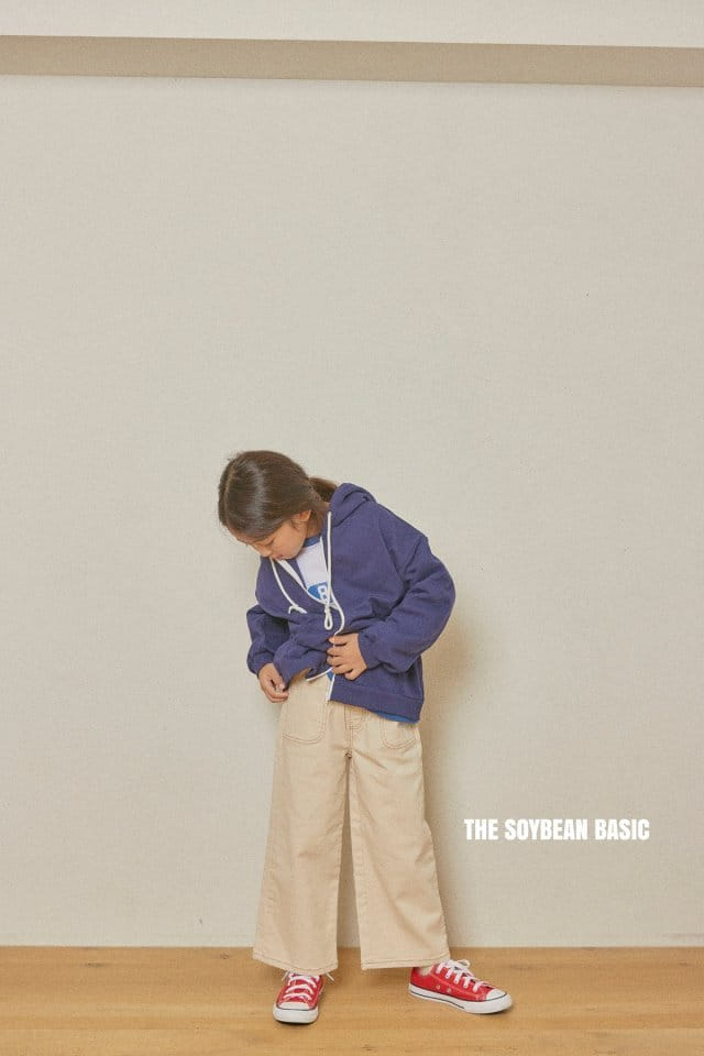 SOYBEAN - Korean Children Fashion - #Kfashion4kids - Span Wide Denim Pants - 8