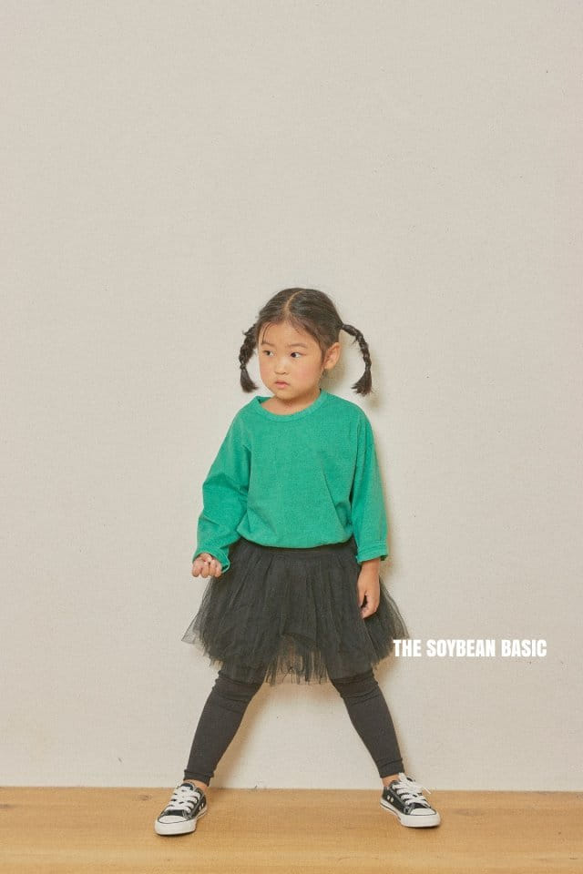 SOYBEAN - Korean Children Fashion - #Kfashion4kids - Frill Chacha Skirt Leggings - 12