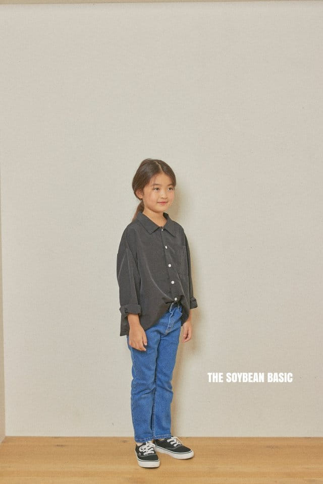 SOYBEAN - Korean Children Fashion - #Kfashion4kids - Span Open Slim Denim Pants - 3