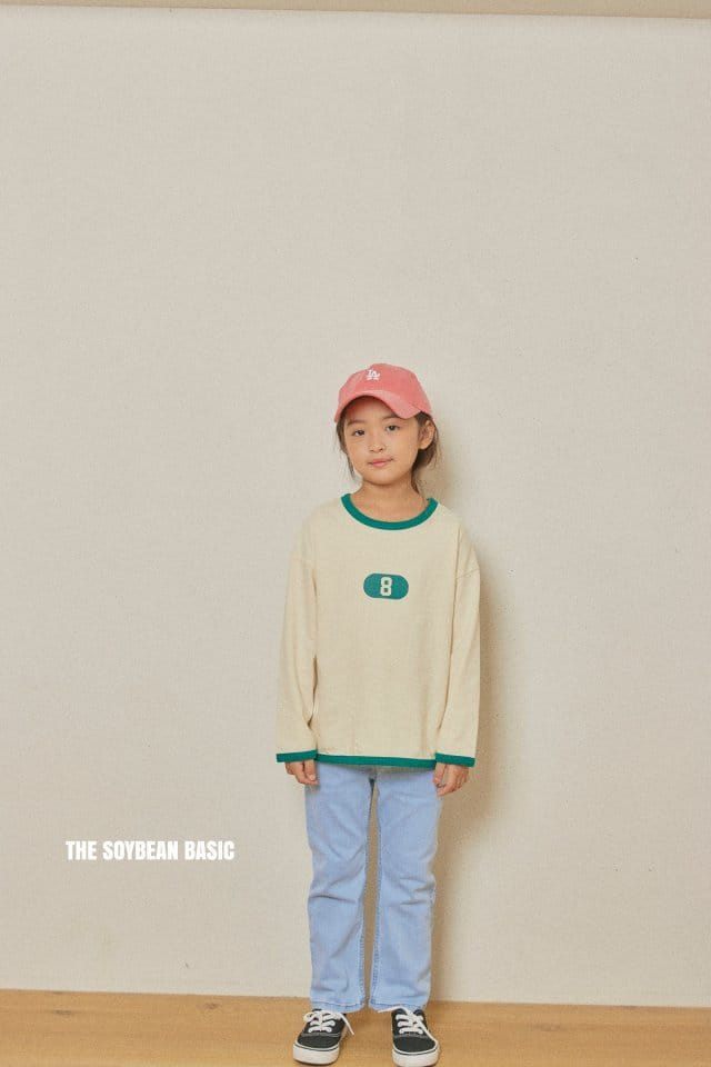 SOYBEAN - Korean Children Fashion - #Kfashion4kids - Span Open Slim Denim Pants - 8