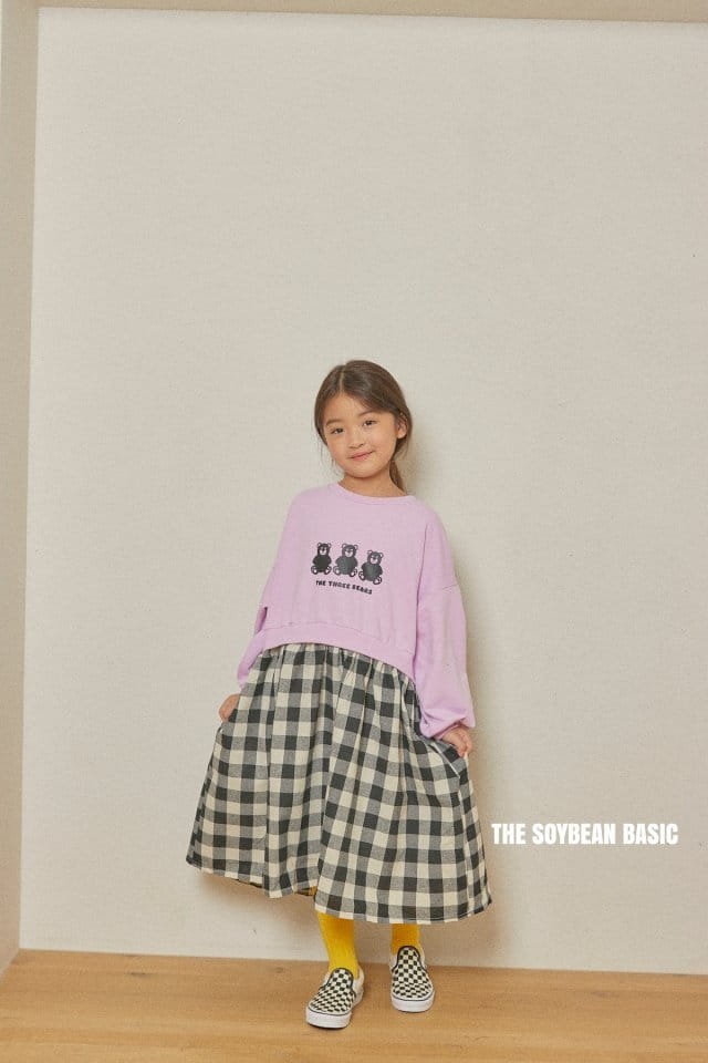 SOYBEAN - Korean Children Fashion - #Kfashion4kids - Check Three Bear One-piece - 10