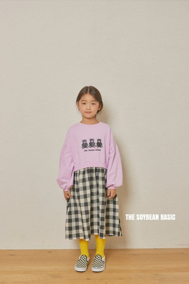 SOYBEAN - Korean Children Fashion - #Kfashion4kids - Check Three Bear One-piece - 8