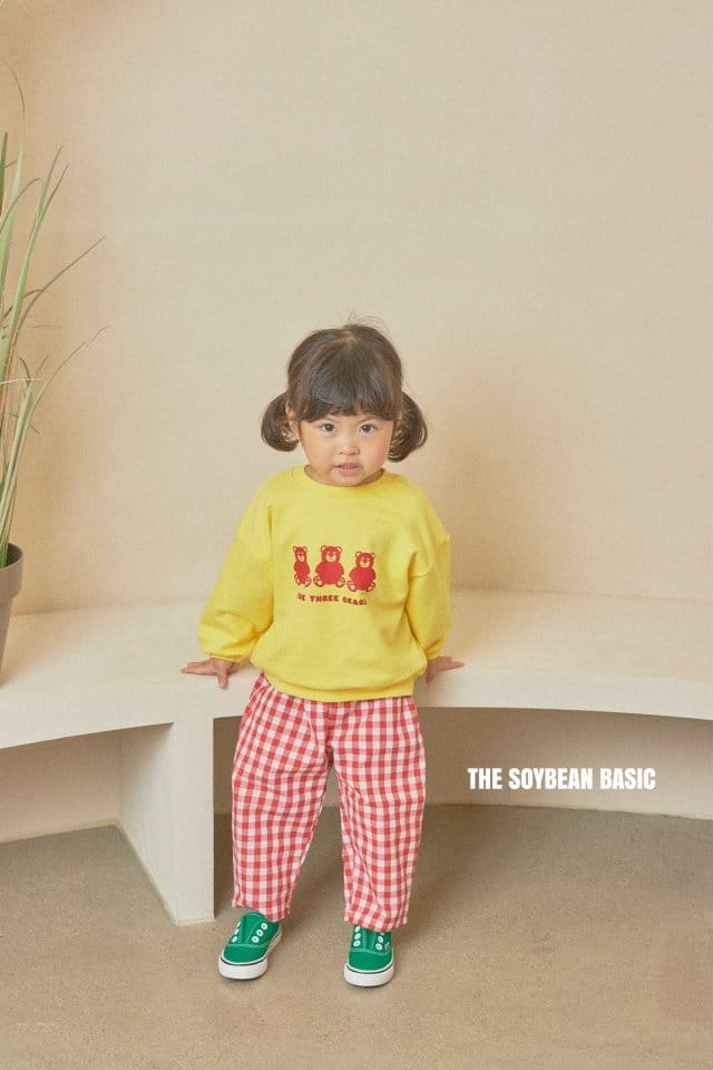 SOYBEAN - Korean Children Fashion - #Kfashion4kids - Three Bear Top Bottom Set - 3