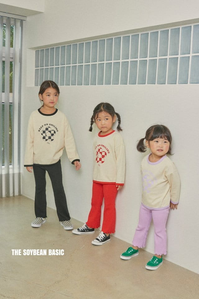 SOYBEAN - Korean Children Fashion - #Kfashion4kids - Daisy Bootscut Top Bottom Set - 2