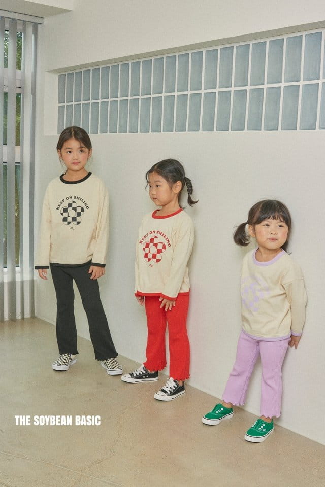 SOYBEAN - Korean Children Fashion - #Kfashion4kids - Daisy Bootscut Top Bottom Set - 3