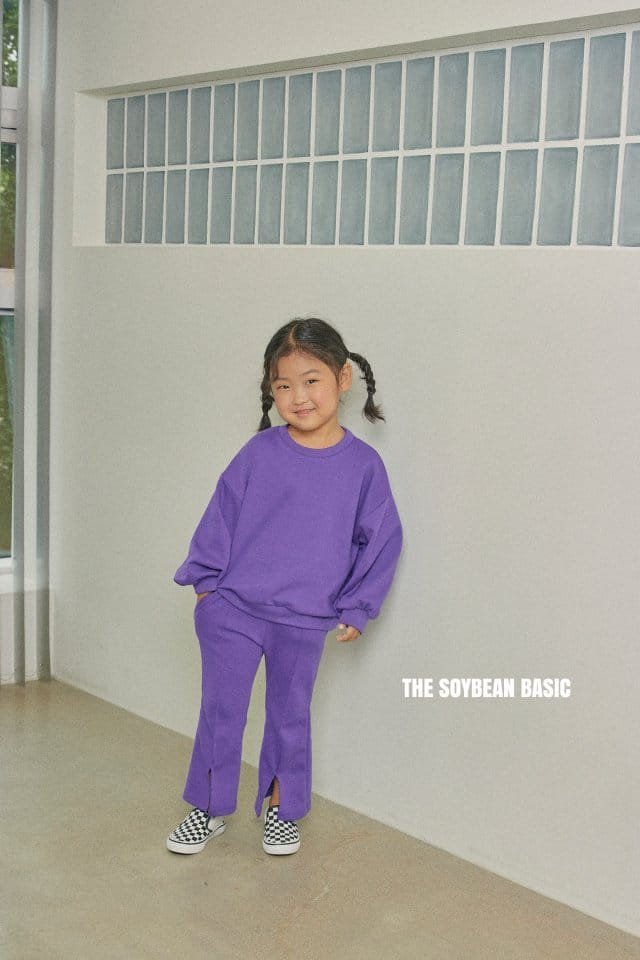 SOYBEAN - Korean Children Fashion - #Kfashion4kids - Pompom Bootscut Top Bottom Set - 10