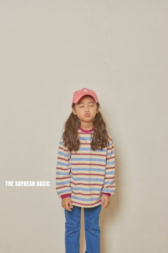 SOYBEAN - Korean Children Fashion - #Kfashion4kids - Answer Stripe Tee - 5