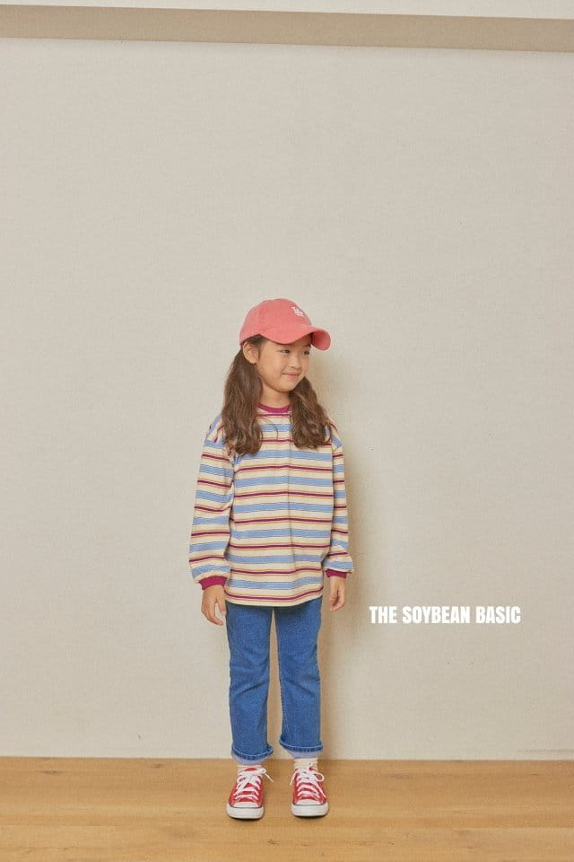 SOYBEAN - Korean Children Fashion - #Kfashion4kids - Answer Stripe Tee - 7