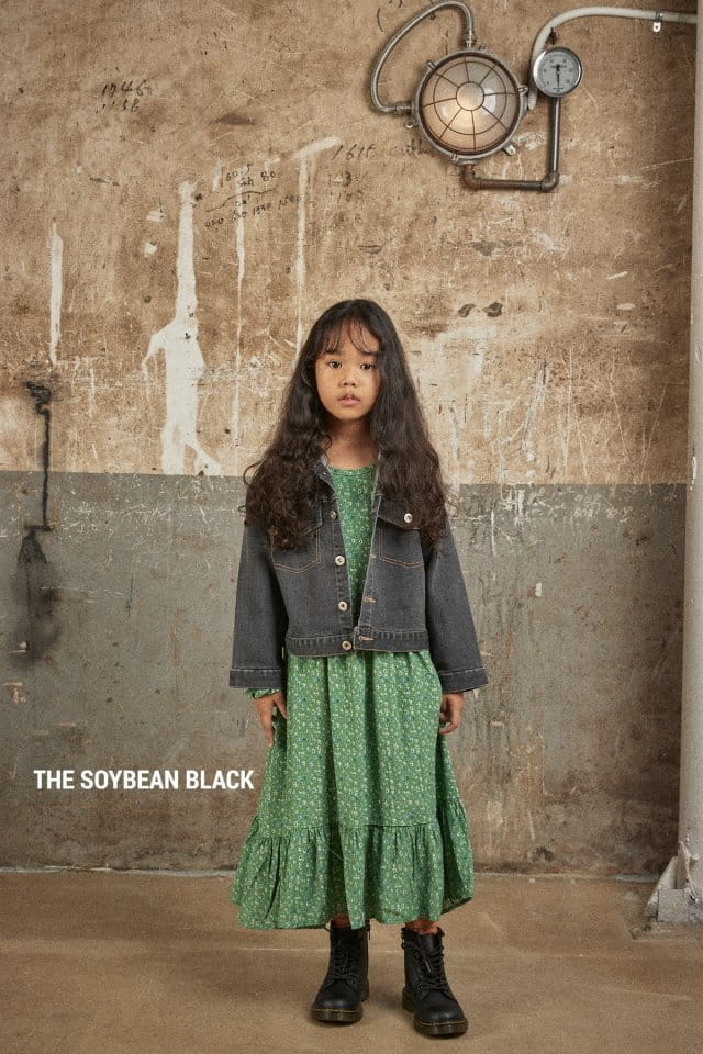 SOYBEAN - Korean Children Fashion - #Kfashion4kids - Span Crop Denim Jacket - 9