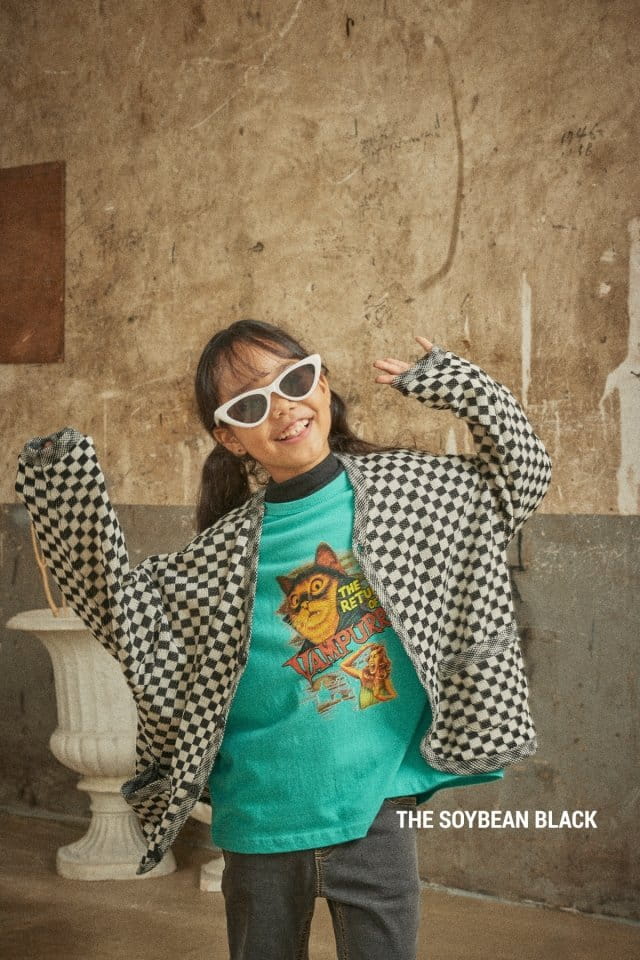 SOYBEAN - Korean Children Fashion - #Kfashion4kids - Checker Board Cardigan - 3