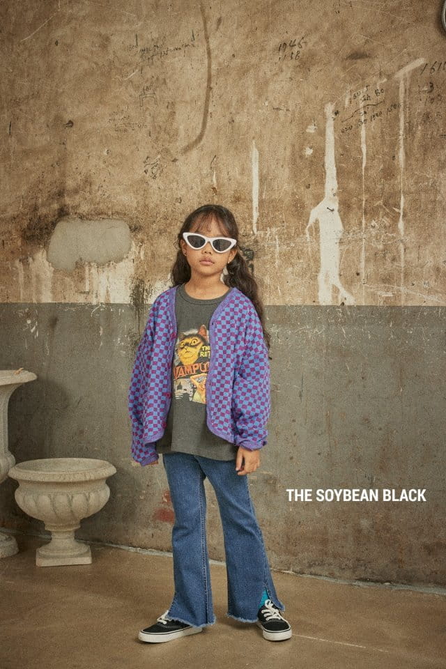SOYBEAN - Korean Children Fashion - #Kfashion4kids - Checker Board Cardigan - 5