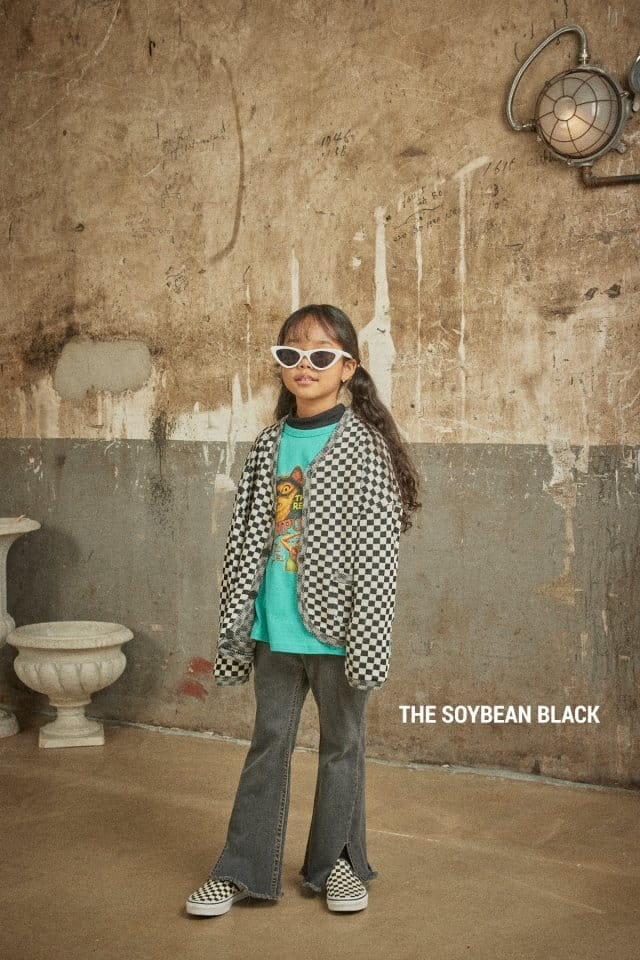 SOYBEAN - Korean Children Fashion - #Kfashion4kids - Checker Board Cardigan - 9